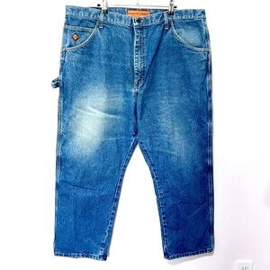 Wrangler FR flame resistant riggs carpenter blue Jeans 42 X 30